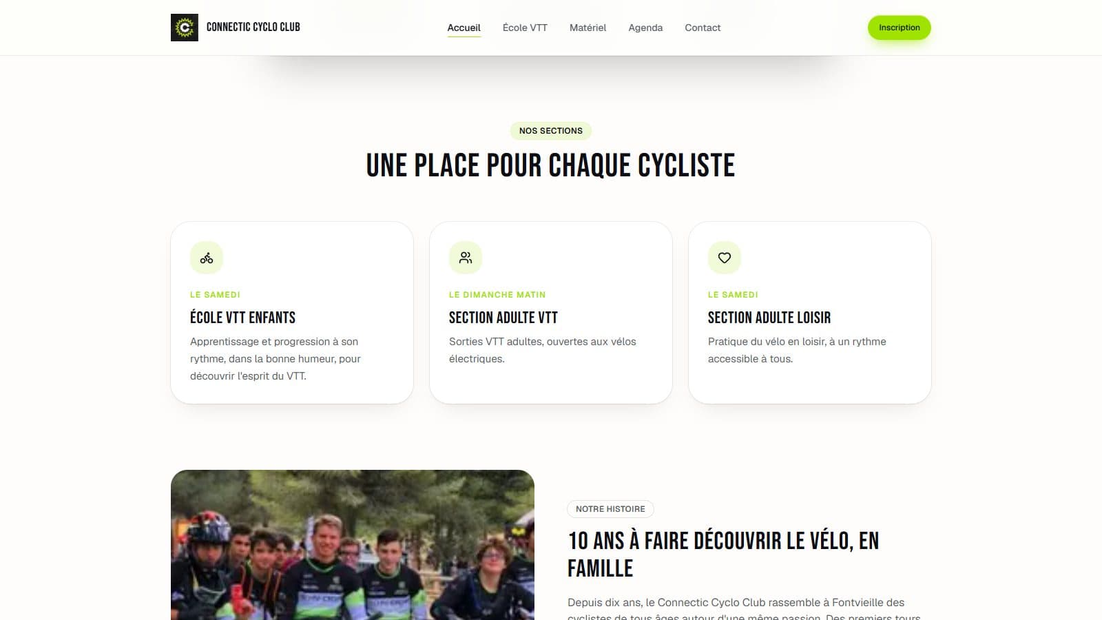Connectic Cyclo Club — capture d'écran