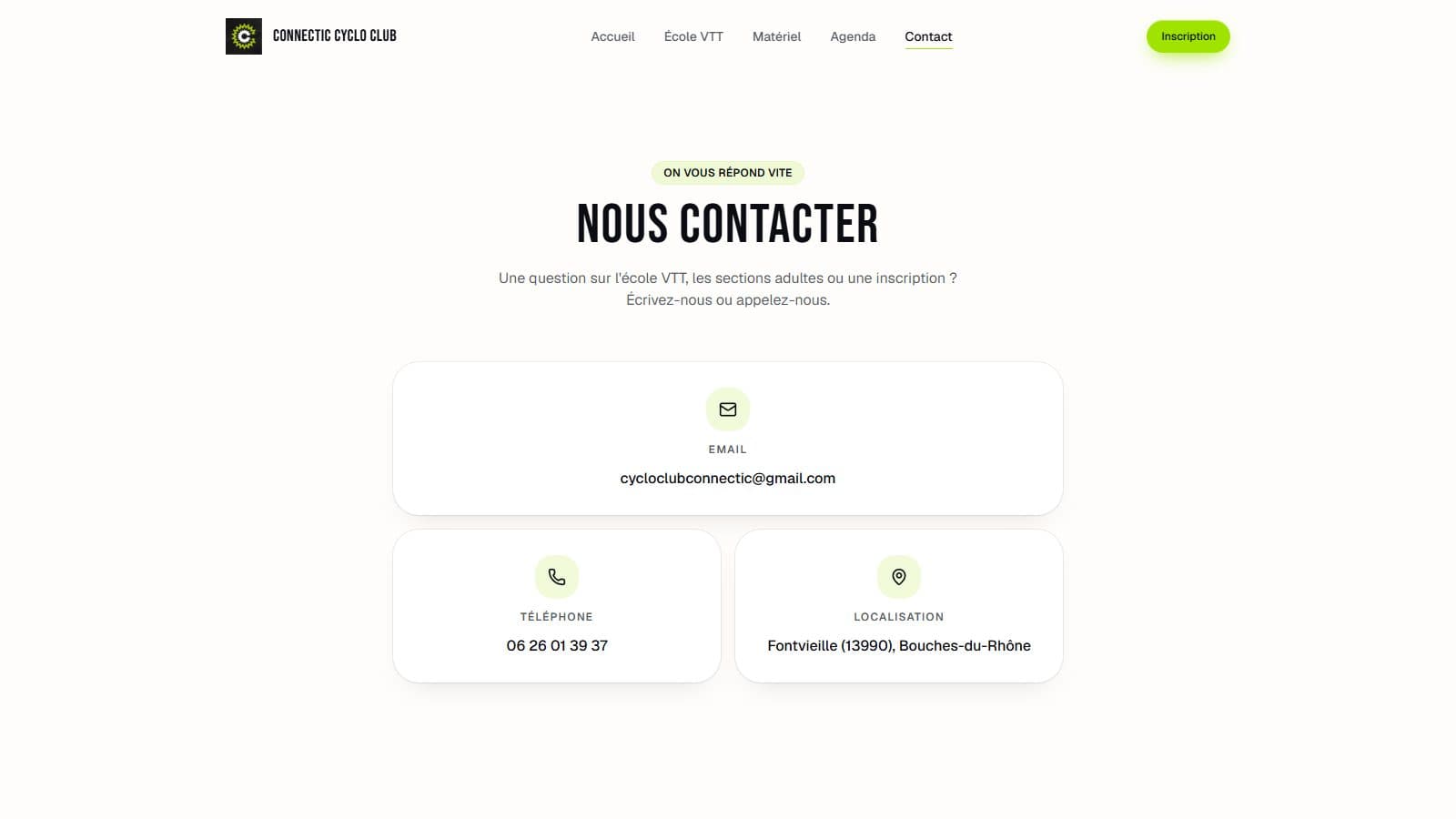 Connectic Cyclo Club — capture d'écran